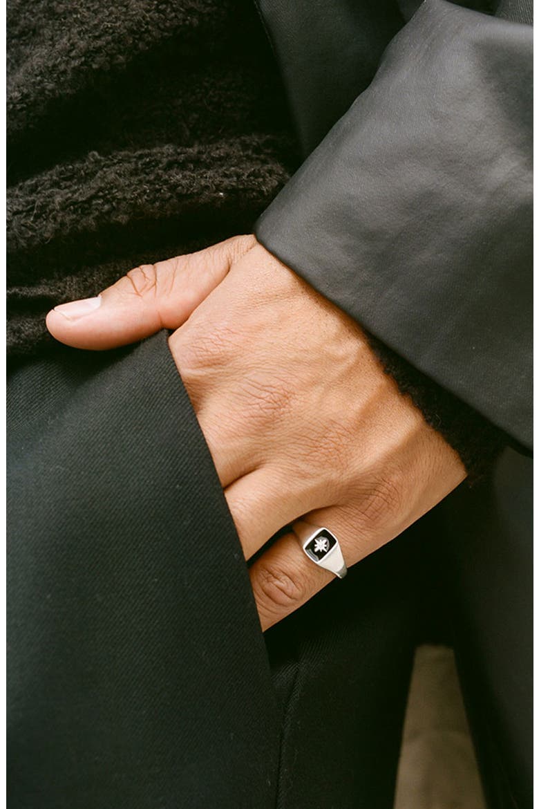 Abyssal Signet Ring, Alternate, color, SILVER