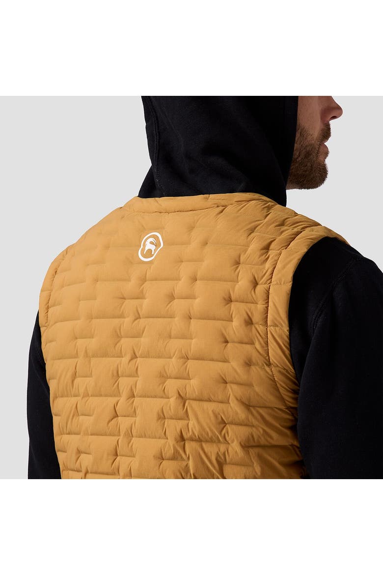 Peale Primaloft Stitch-Free Baffle Stretch Vest - Men's, Alternate, color, Bistre