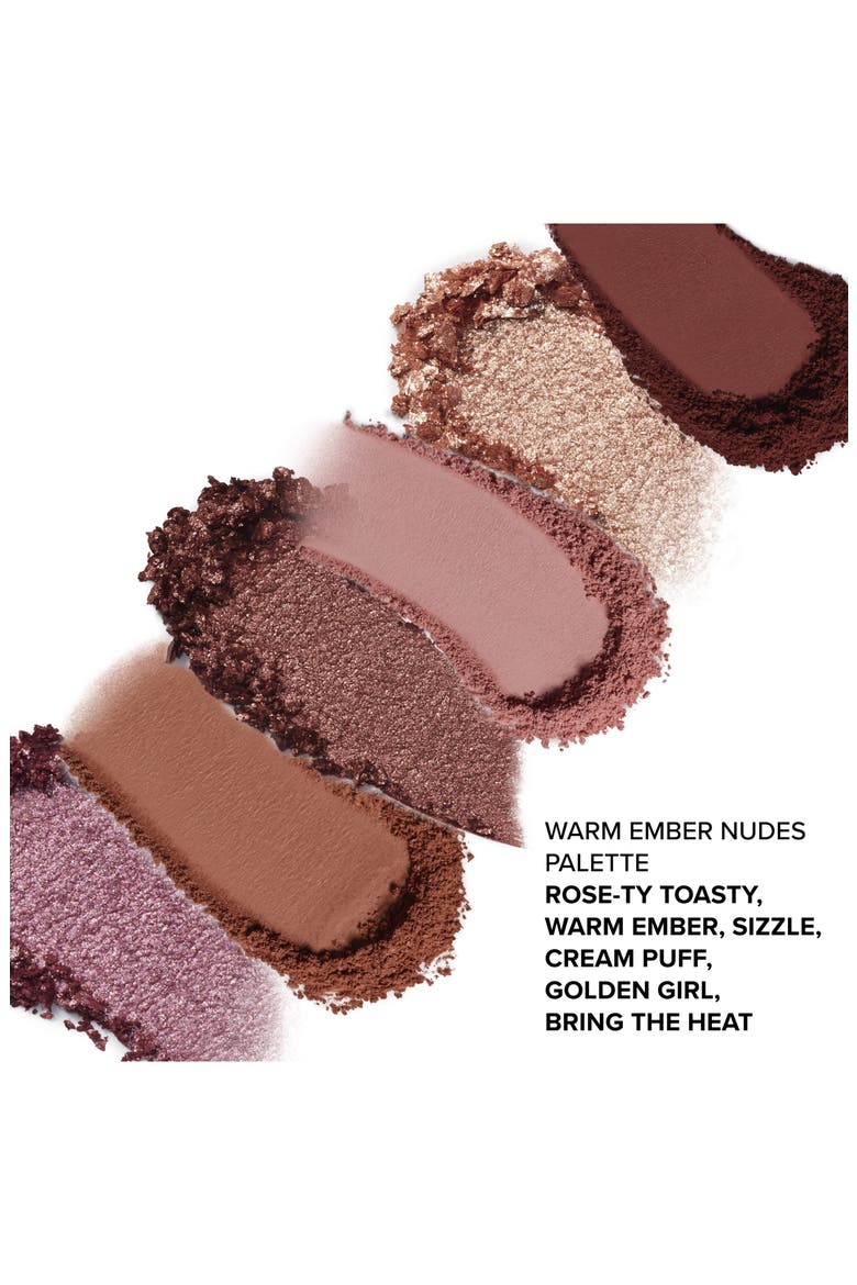 Born This Way Mini Eyeshadow Palette, Alternate, color, WARM EMBER NUDES