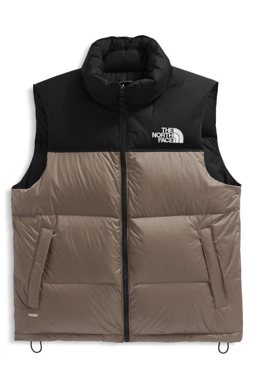 The North Face 1996 Retro Nuptse Water Resistant Down Puffer Vest In Neutral