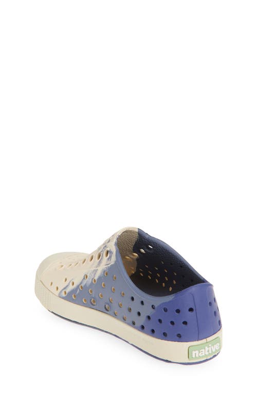 Native Shoes Kids' Jefferson Slip-on Sneaker In Ink Blue Marble