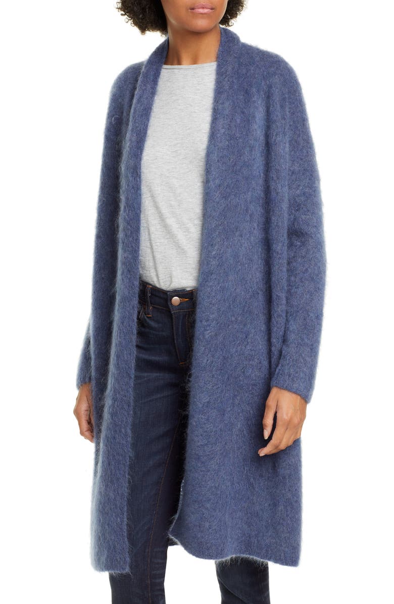 Eileen Fisher Wool Blend Long Cardigan, Main, color, 