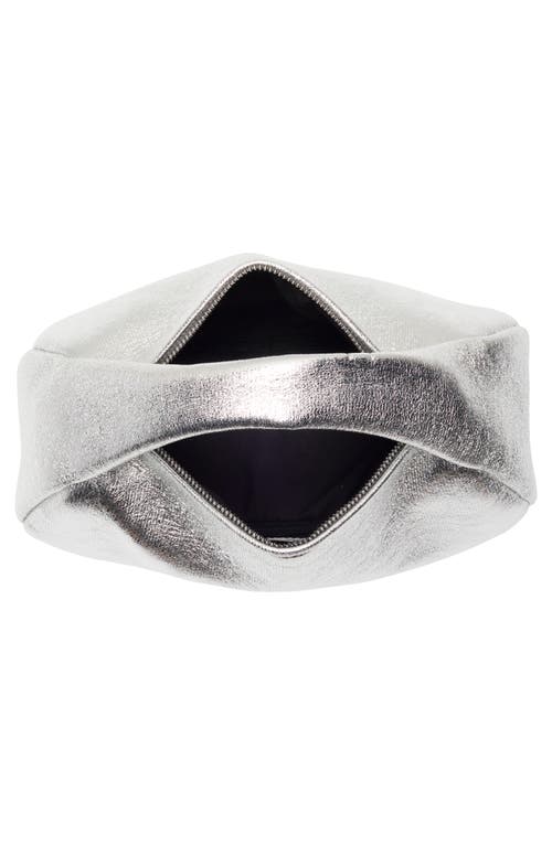 Bcbg Soft Mini Hobo Bag In Silver
