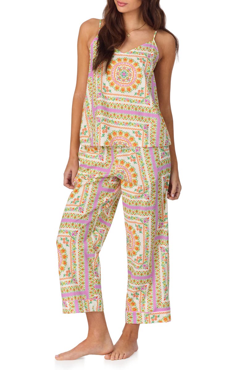 BedHead Pajamas Print Organic Cotton Crop Pajamas, Alternate, color, 