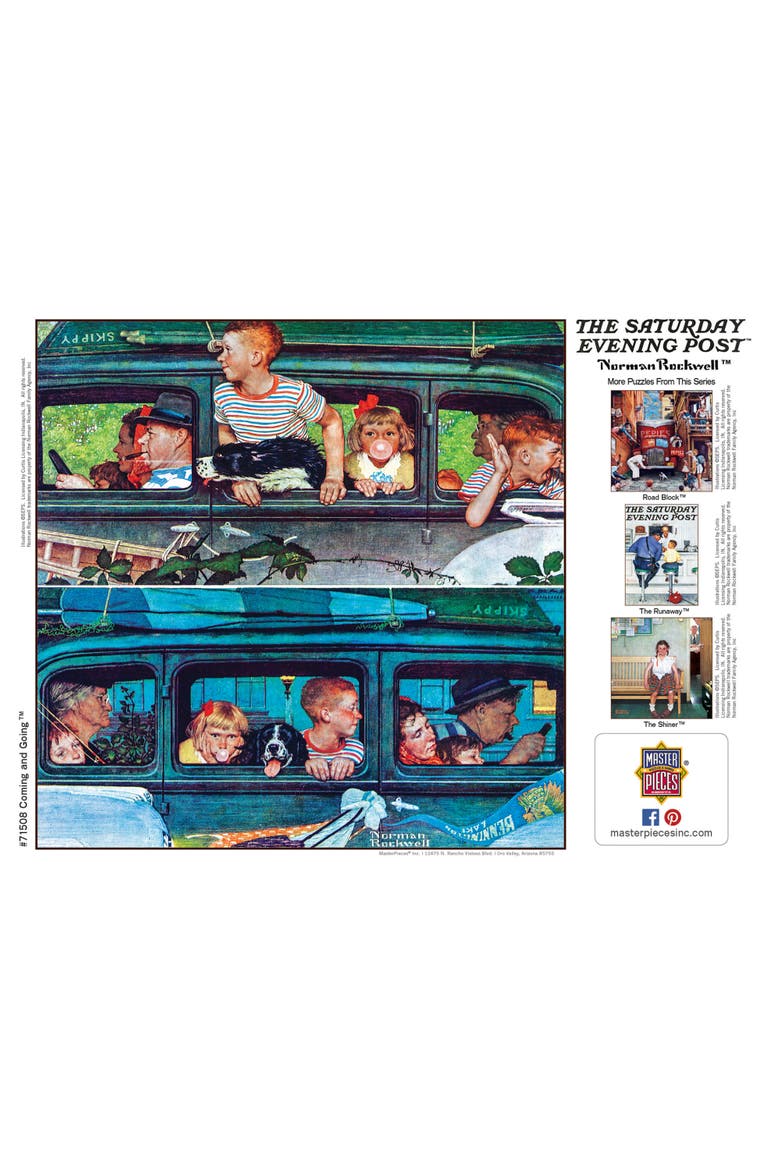 Coming and Going 1000 Piece Puzzle, Alternate, color, Multicolor