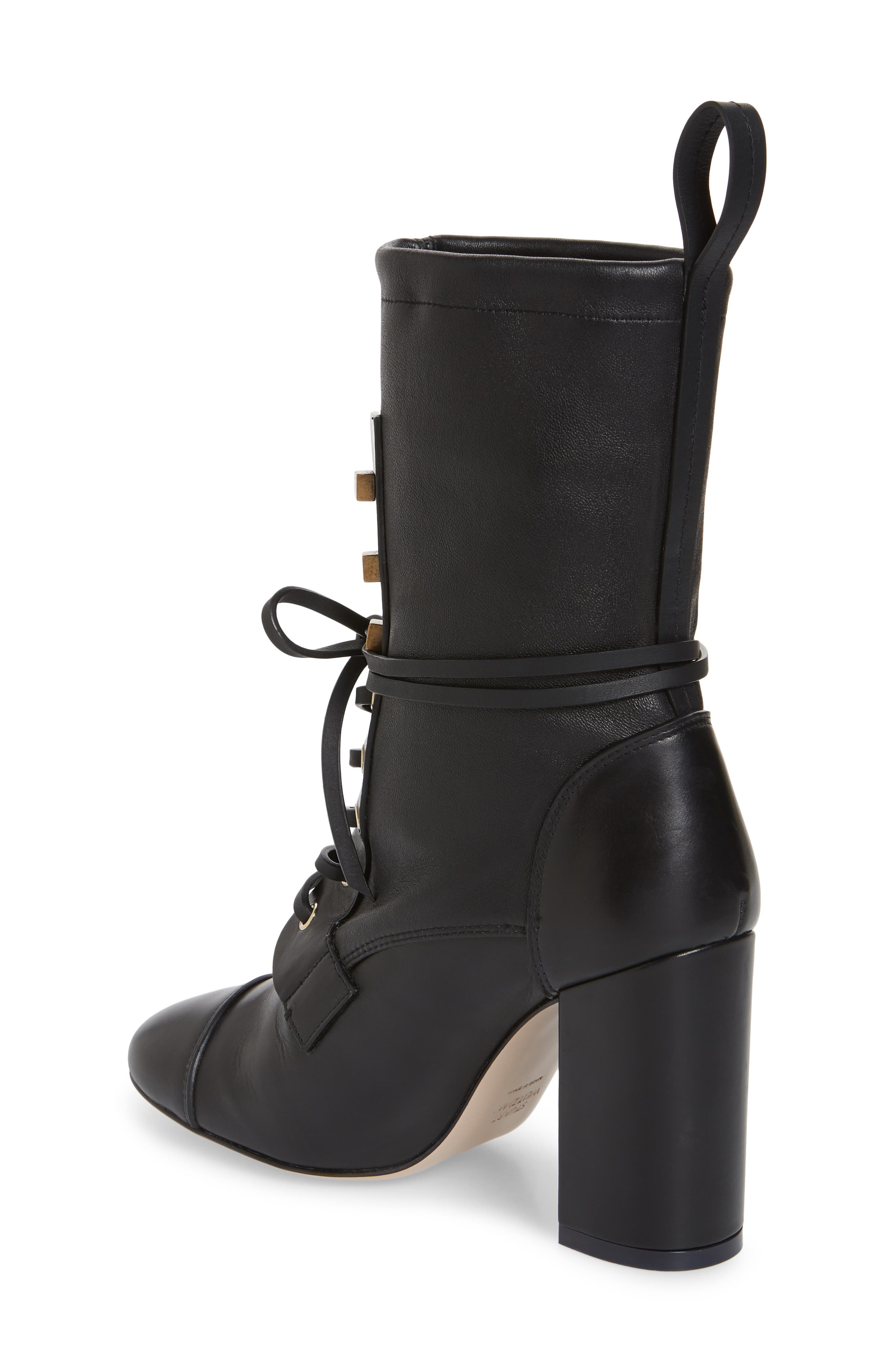 Veruka Lace-Up Boot, Alternate, color, BLACK TRIPOLI