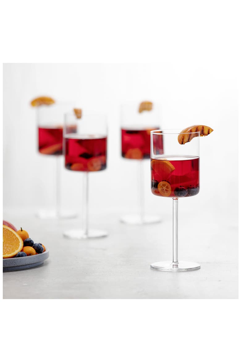 Schott Zwiesel Modo Set of 4 Red Wine Glasses, Alternate, color, CLEAR