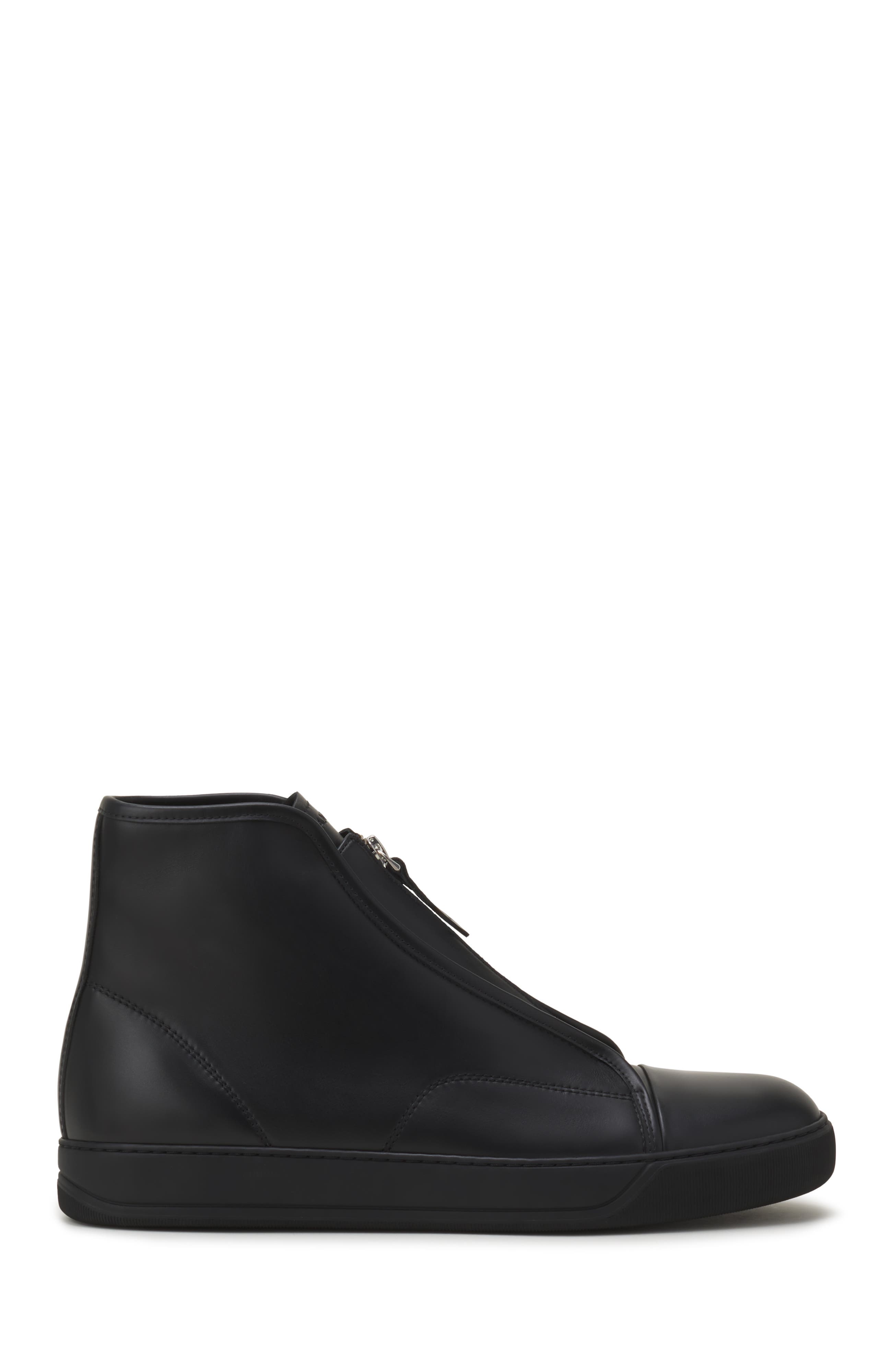 Dbb1 High-Top Sneakers In Leather, Main, color, Black