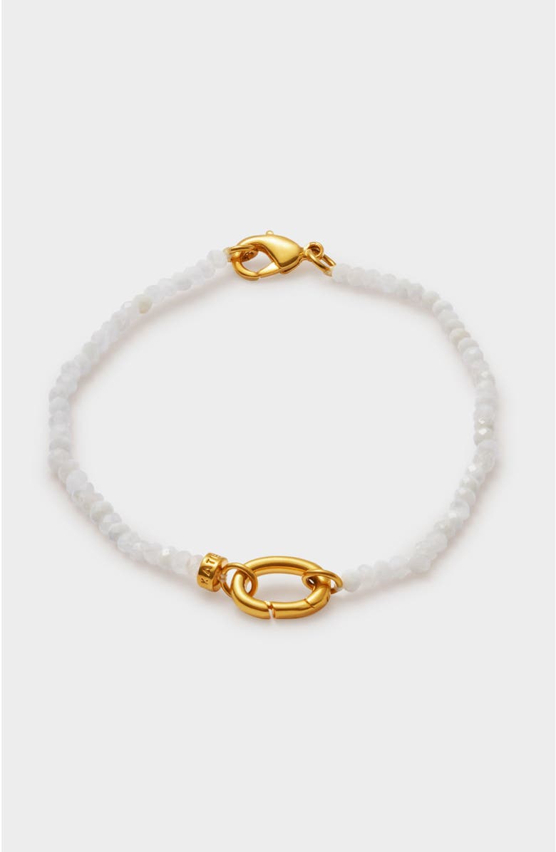 Katie Loxton Moonstone Bracelet, Main, color, Gold Coated