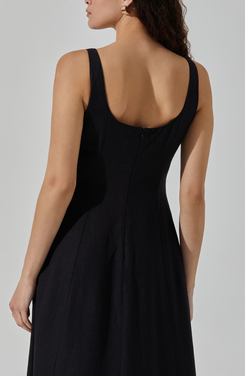 ASTR the Label Square Neck Midi Dress, Alternate, color,