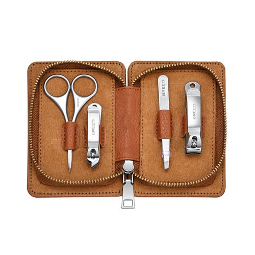 Breed Turbo 4 Piece Surgical Steel Groom Kit In Brown