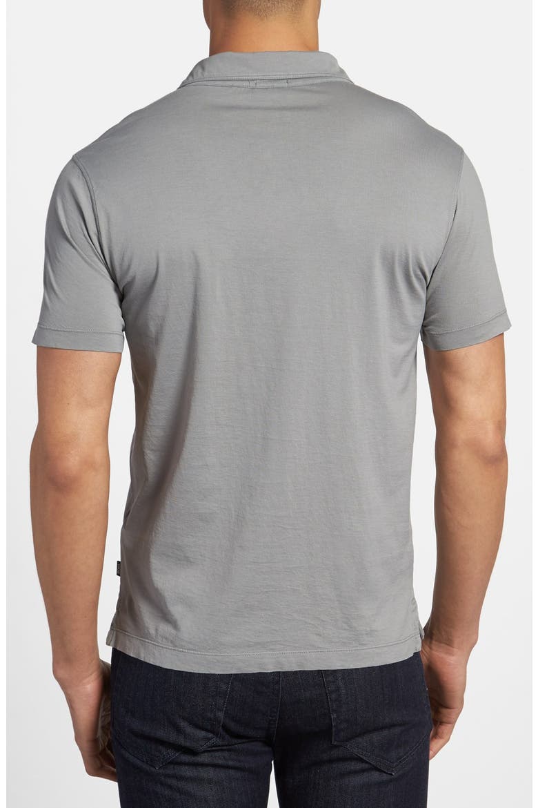 HUGO BOSS 'Sedillo 10' Jersey Polo, Alternate, color, LIGHT GREY