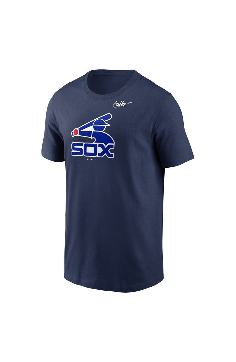 Nike Men's Nike Navy Chicago White Sox Cooperstown Collection Logo T-Shirt, Alternate, color, 