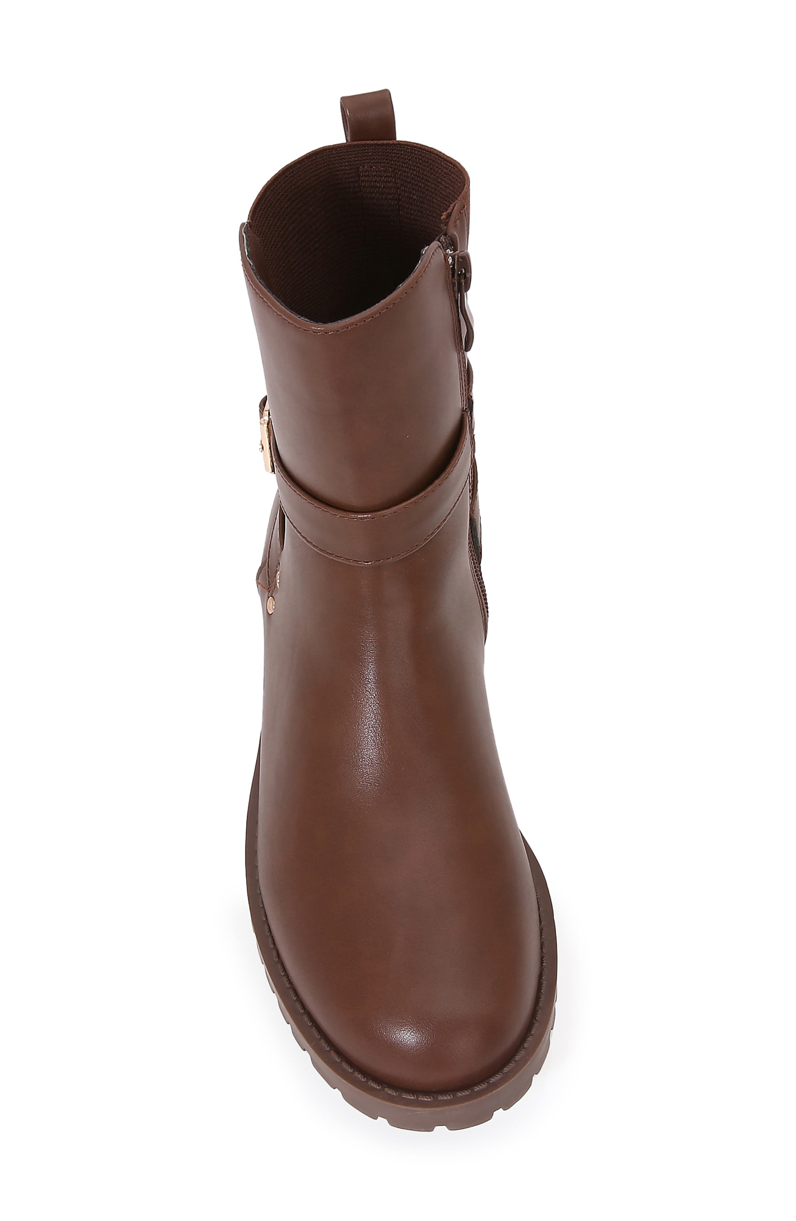 Lug Sole Bootie, Alternate, color, BROWN