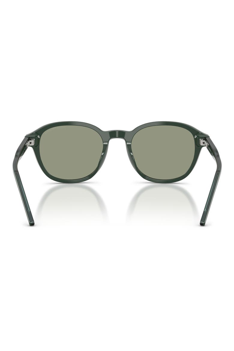 51mm Pillow Sunglasses, Alternate, color, SHINY GREEN / GREEN