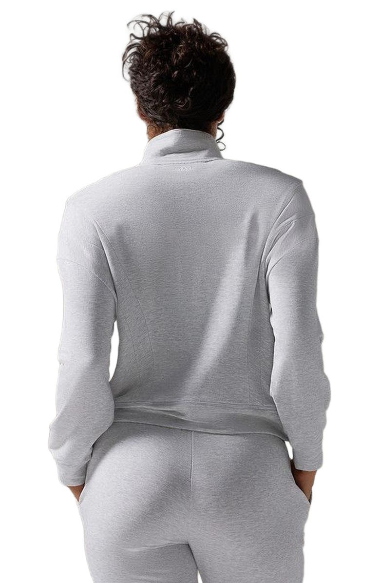 Tavi 3/4 Zip Cozy Fleece Pullover, Alternate, color, Ash