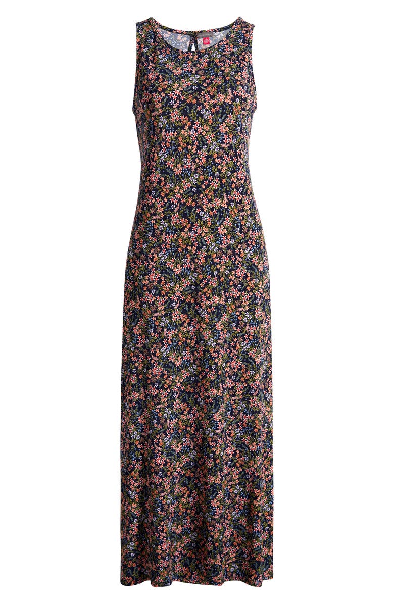 Vince Camuto Floral Maxi Dress, Alternate, color, Classic Navy