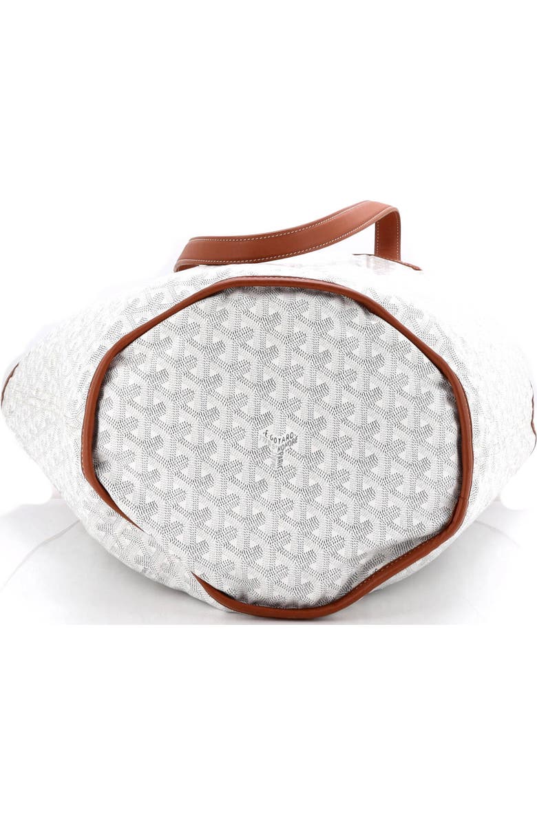 Pre-Owned Goyard Belharra Reversible Tote Coated Canvas, Alternate, color, White