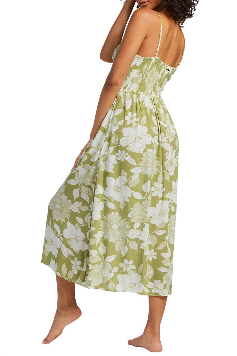 Your Babe Floral Sundress, Alternate, color, SEAWEED