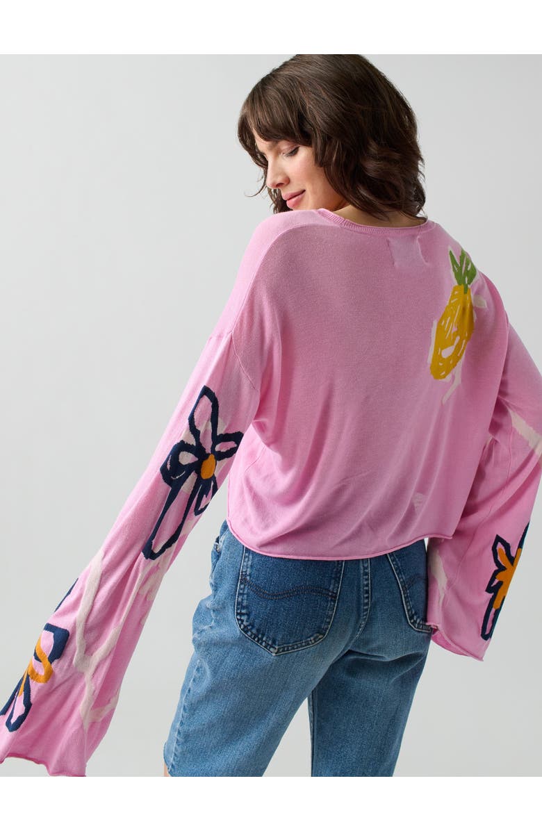 Lingua Franca Reina Crewneck, Alternate, color, 