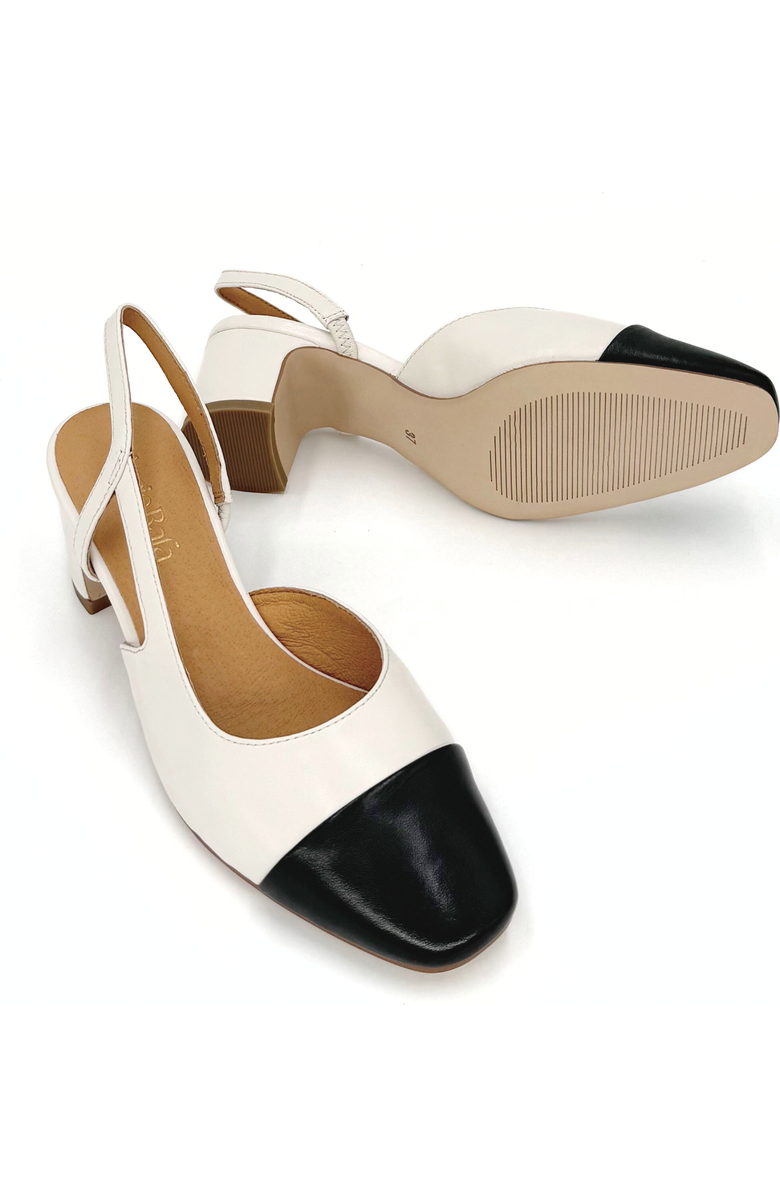 Amie Rafa Paris Slingback Heels, Alternate, color, Bone