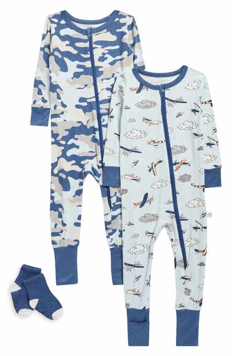 SLEEP ON IT Set of 2 Footies & Socks
