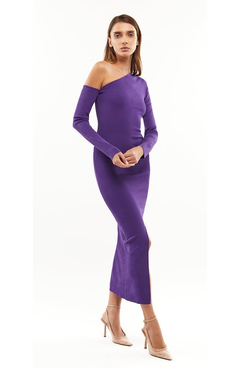 Mother of All Federica Long Sleeve Dress, Alternate, color, Deep Purple