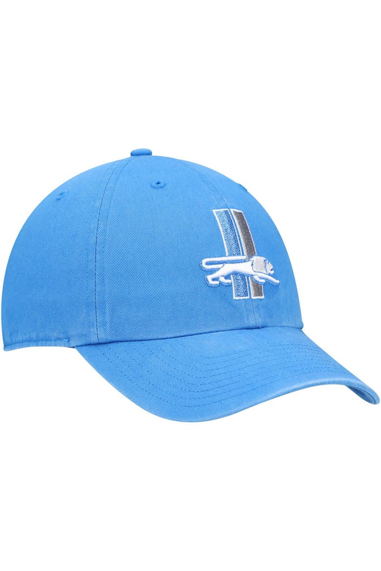 Men's '47 Blue Detroit Lions Clean Up Legacy Adjustable Hat, Alternate, color, Blue