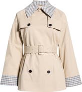 Rails Lucien Belted Crop Trench Coat