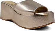 SHUSHOP Ivy Platform Slide Sandal