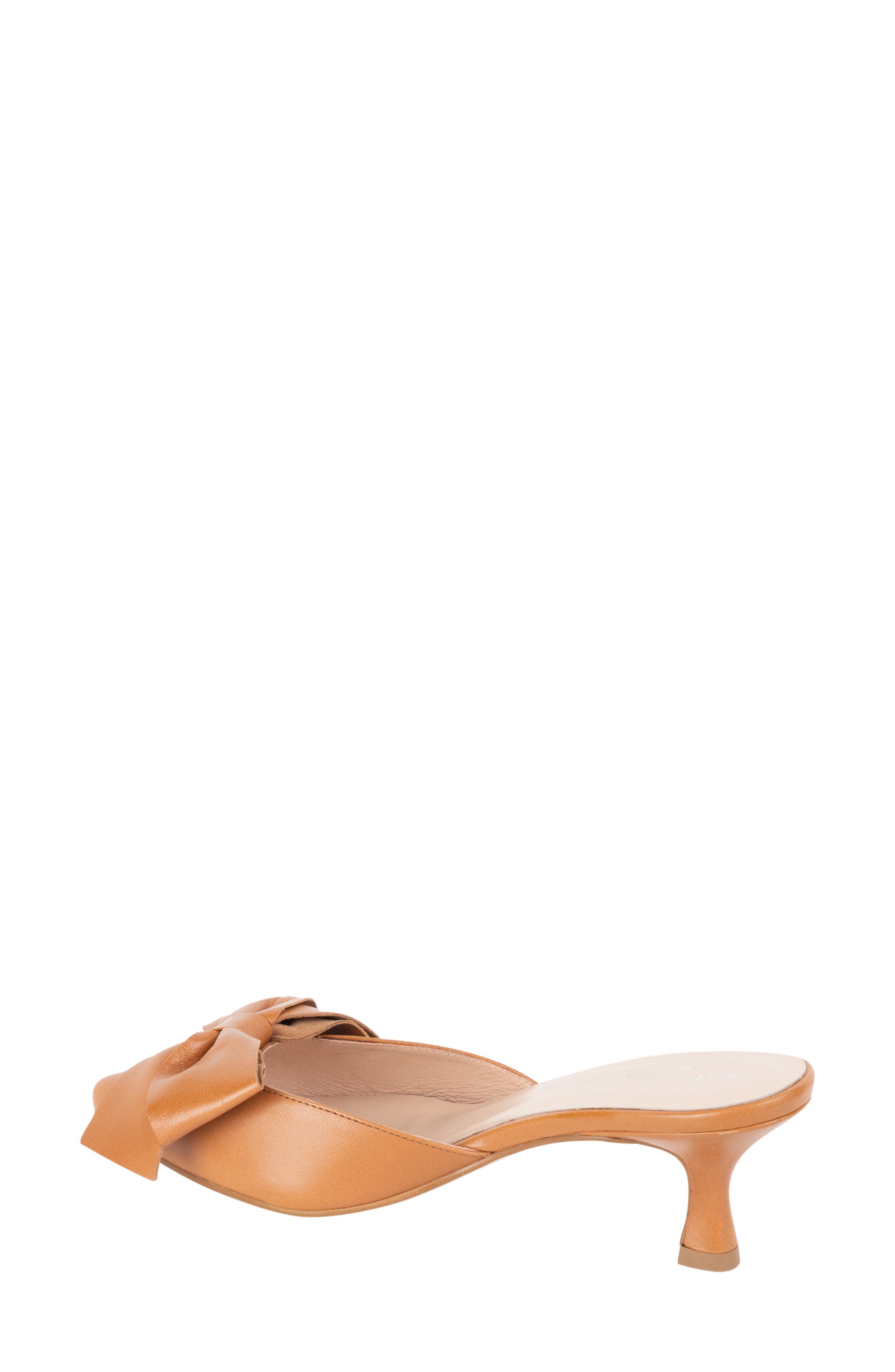 patricia green Malibu Kitten Heel Mule, Alternate, color, Cognac