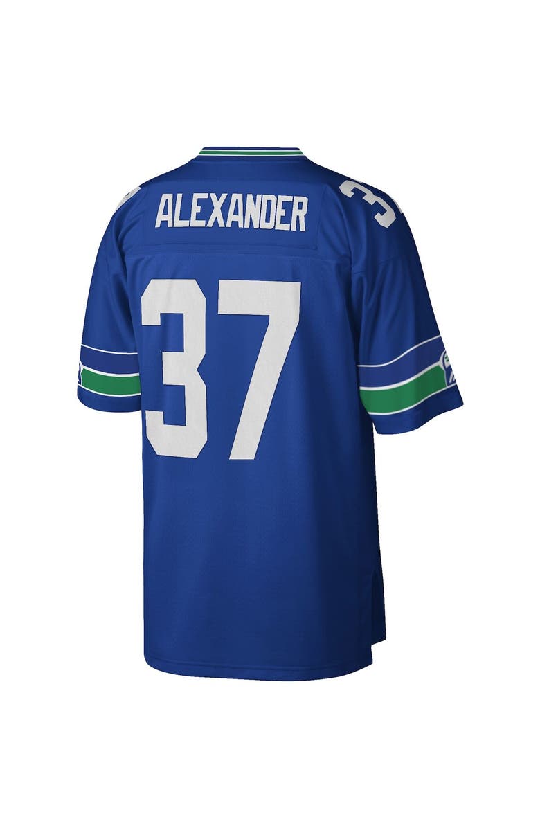 Mitchell & Ness Men's Mitchell & Ness Shaun Alexander Royal Seattle Seahawks Legacy Replica Jersey, Alternate, color,