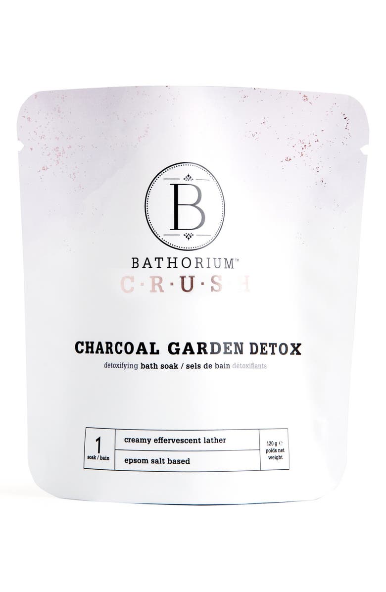 Bathorium Charcoal Garden Detox Crush Bath Soak, Alternate, color,