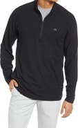 TravisMathew Men's Networking Quarter Zip Fleece Pullover