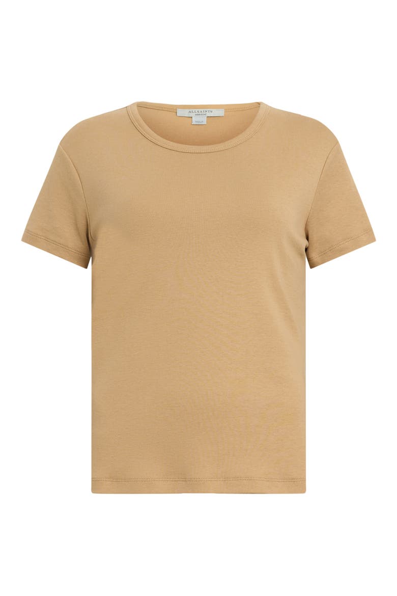 Stevie Cotton T-Shirt, Alternate, color, ICED COFFEE BROWN