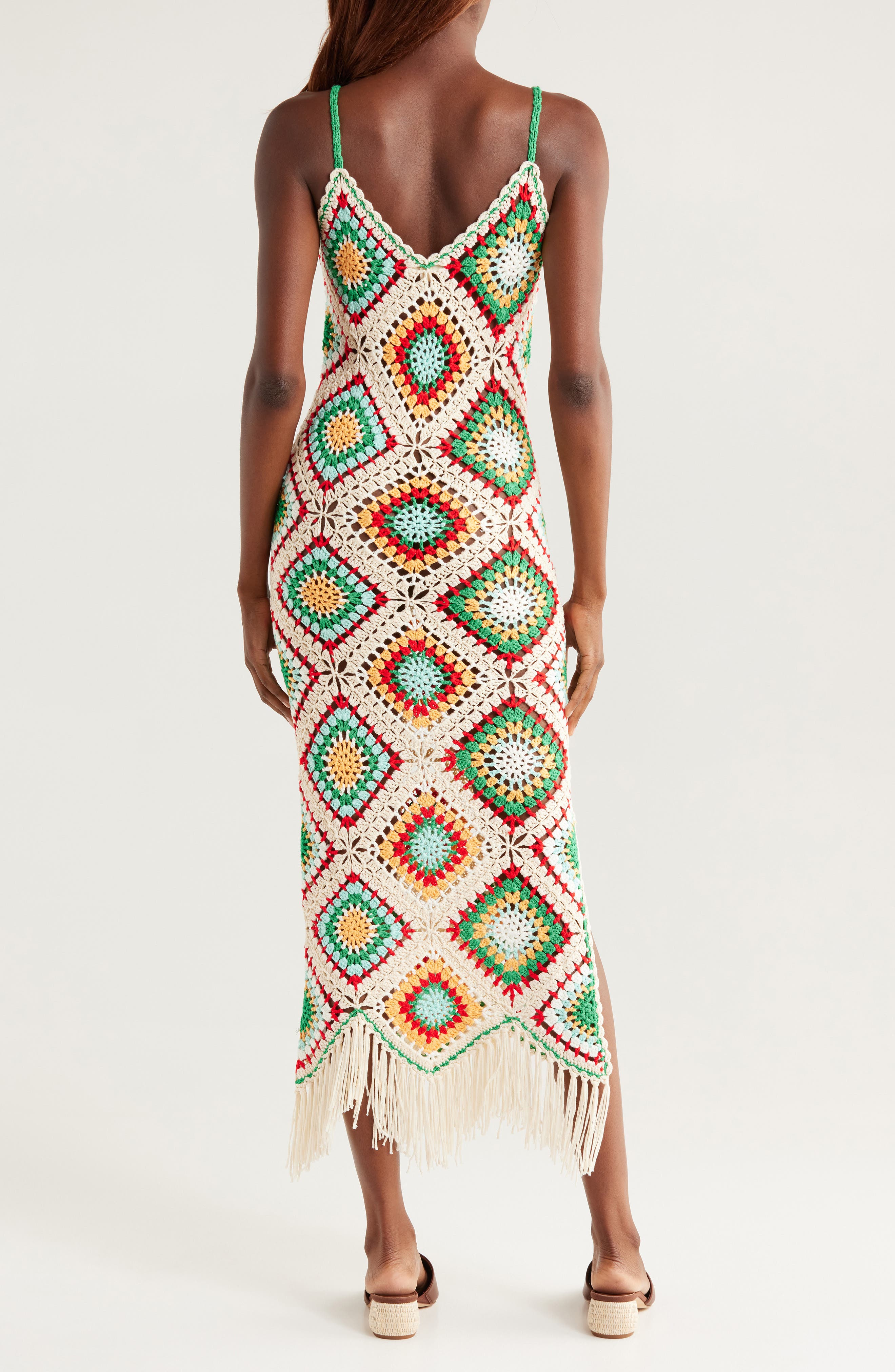 Crochet Maxi Cover-Up Dress - image 4