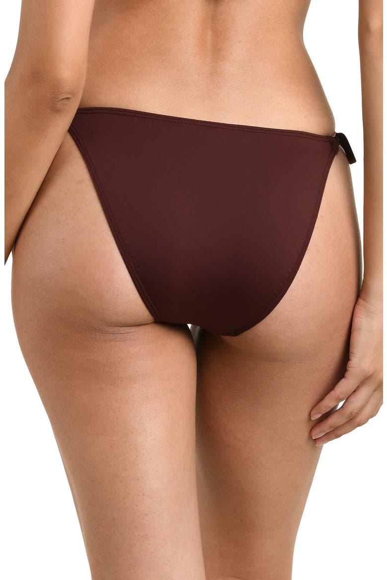 Island Goddess Side Tie Bikini Bottoms, Alternate, color, JAVA