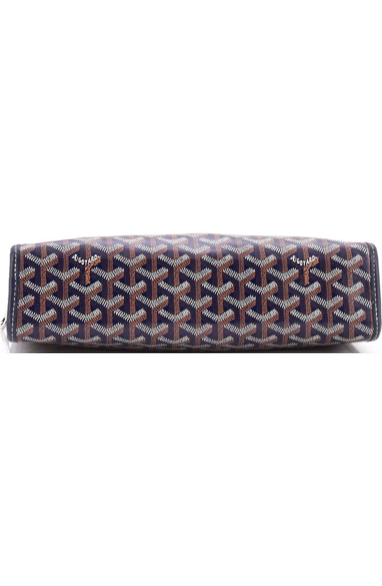 Pre-Owned Goyard Jouvence Toiletry Pouch Coated Canvas GM, Alternate, color, Blue