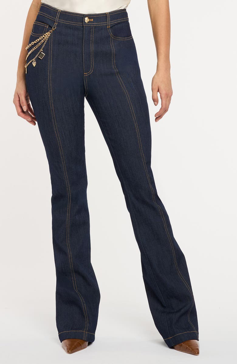 Cinq à Sept Love Token Shailene Flare Jeans, Main, color, Indigo