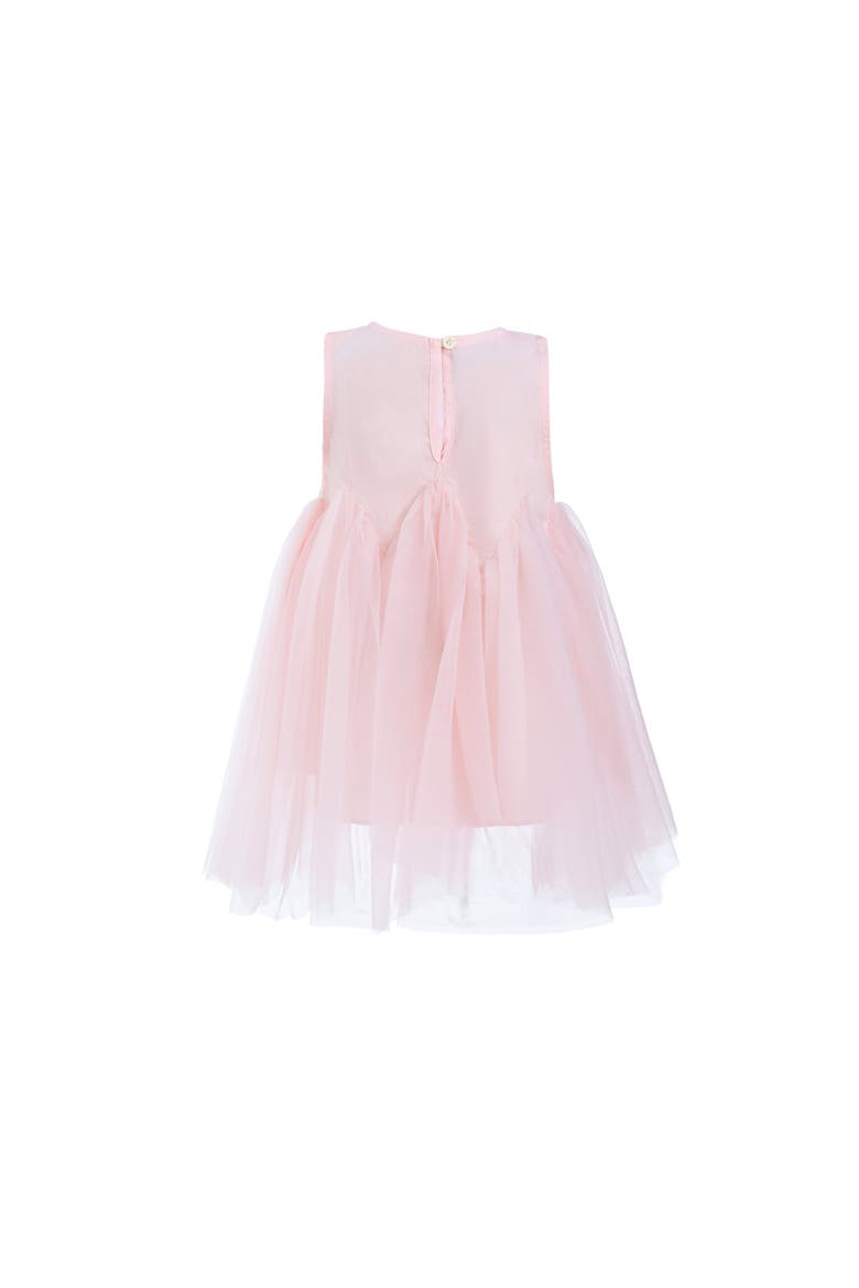 Rose Ribbon Dress, Alternate, color, Peach Blush