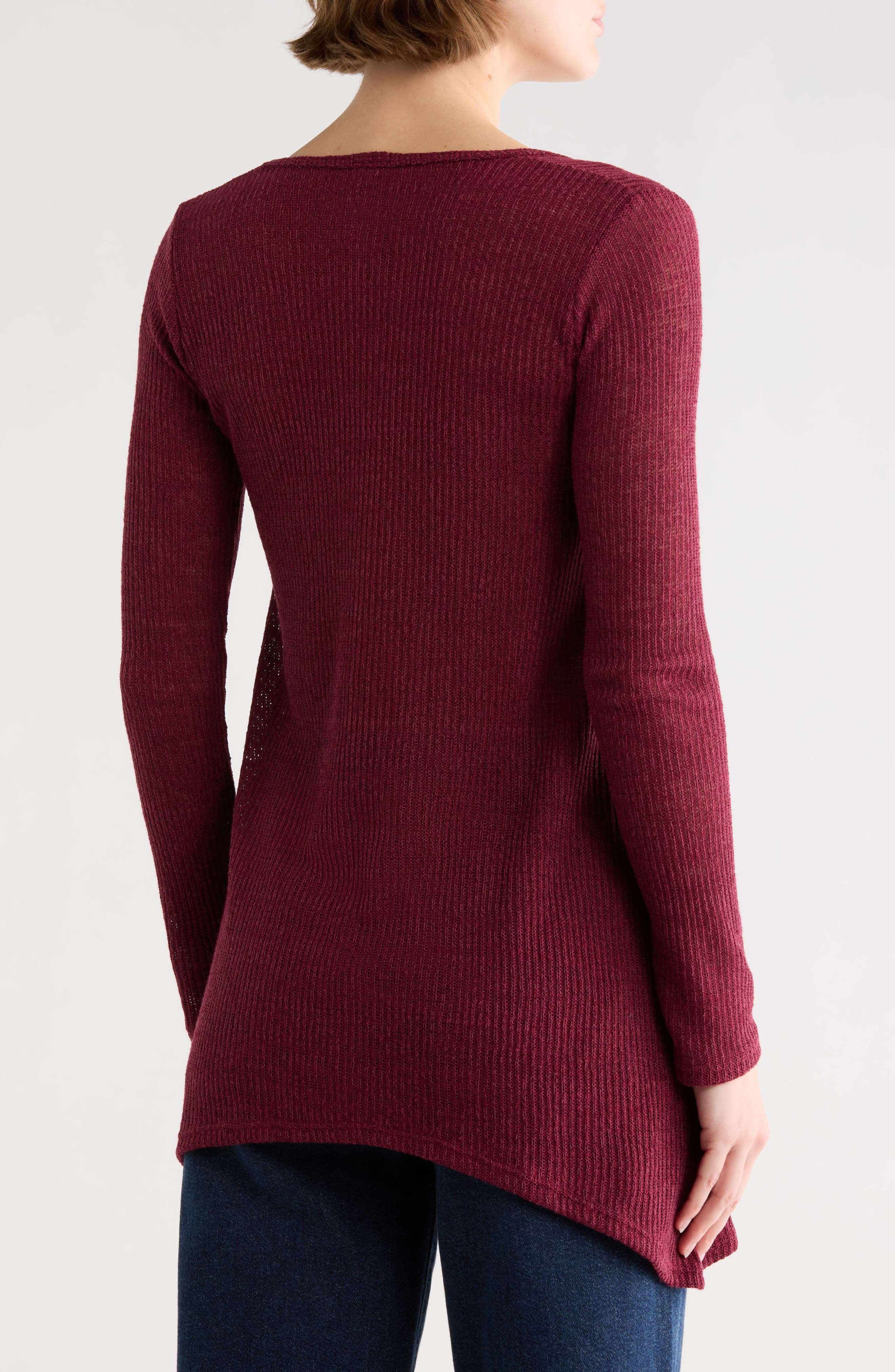 Asymmetric Tunic Sweater - image 4
