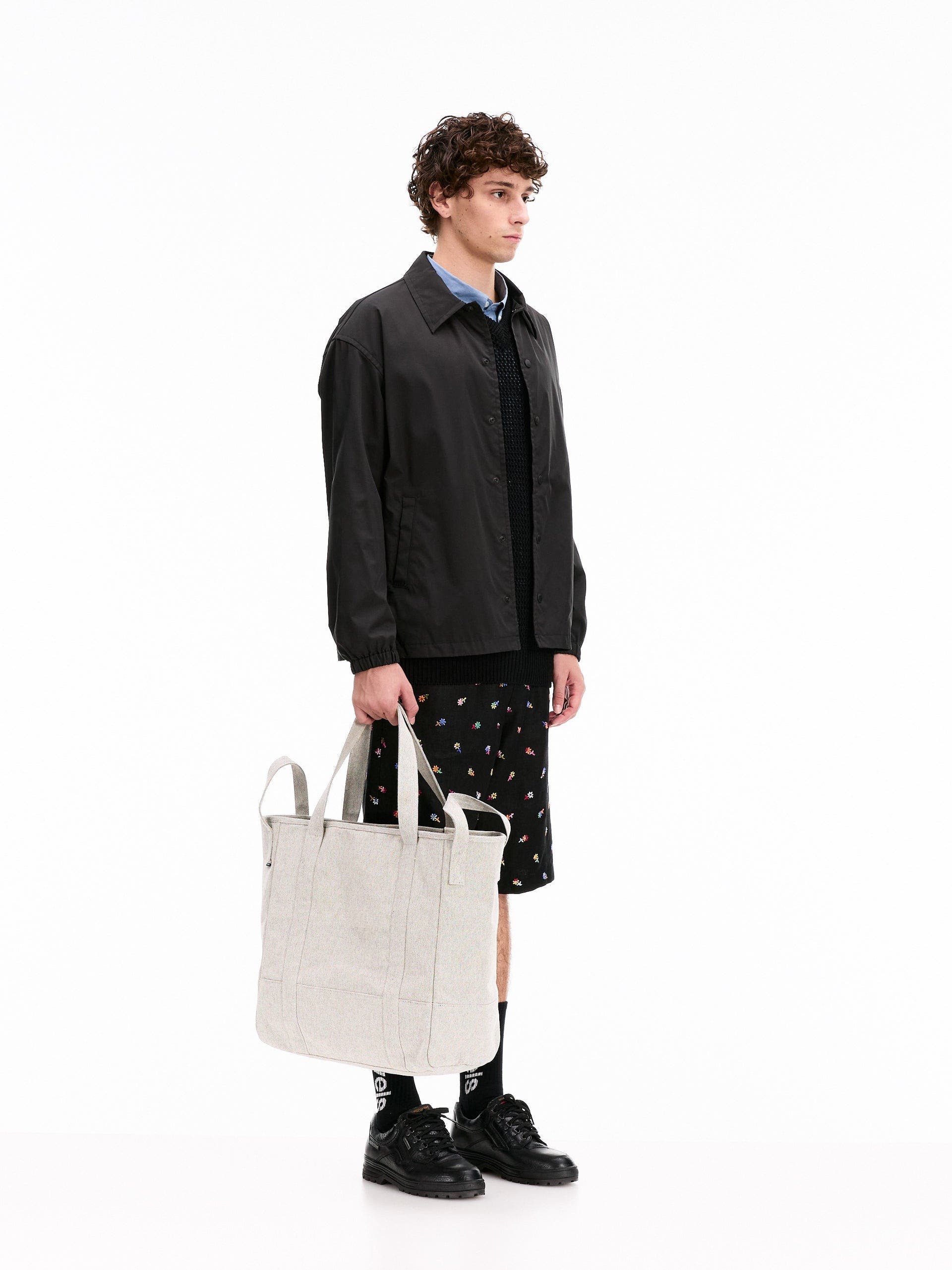 vowels Gardening Tote Bag, Alternate, color, Black
