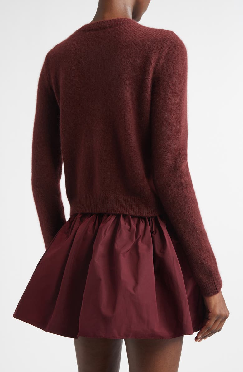 Shushu/Tong Beaded Floral Cashmere & Cotton Cardigan, Alternate, color,