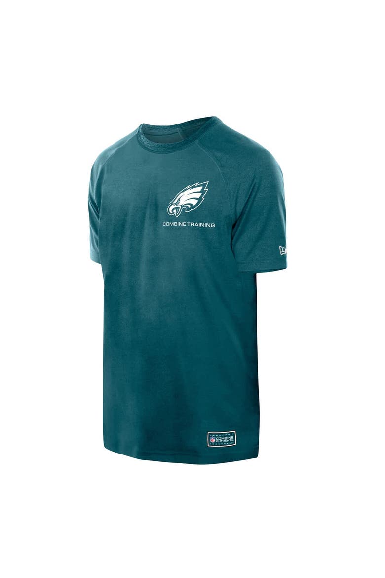 Men's New Era  Midnight Green Philadelphia Eagles Functional Fandom Reflective T-Shirt, Alternate, color, Green