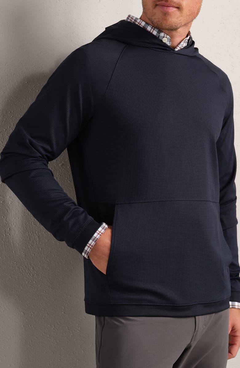 Rhone Waffle Tech Hoodie, Main, color, True Navy