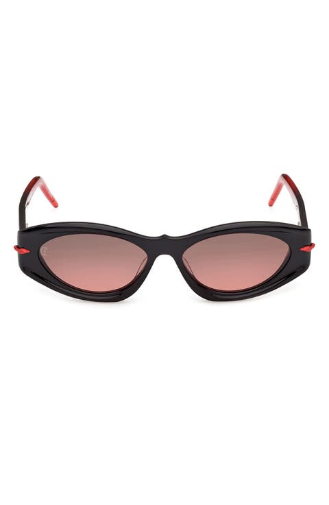 55mm Cat Eye Sunglasses