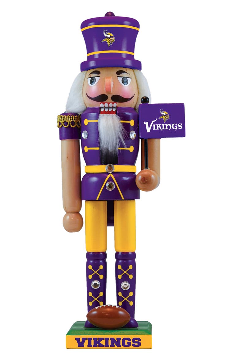 Minnesota Vikings Collectible Nutcracker, Main, color, Multicolor
