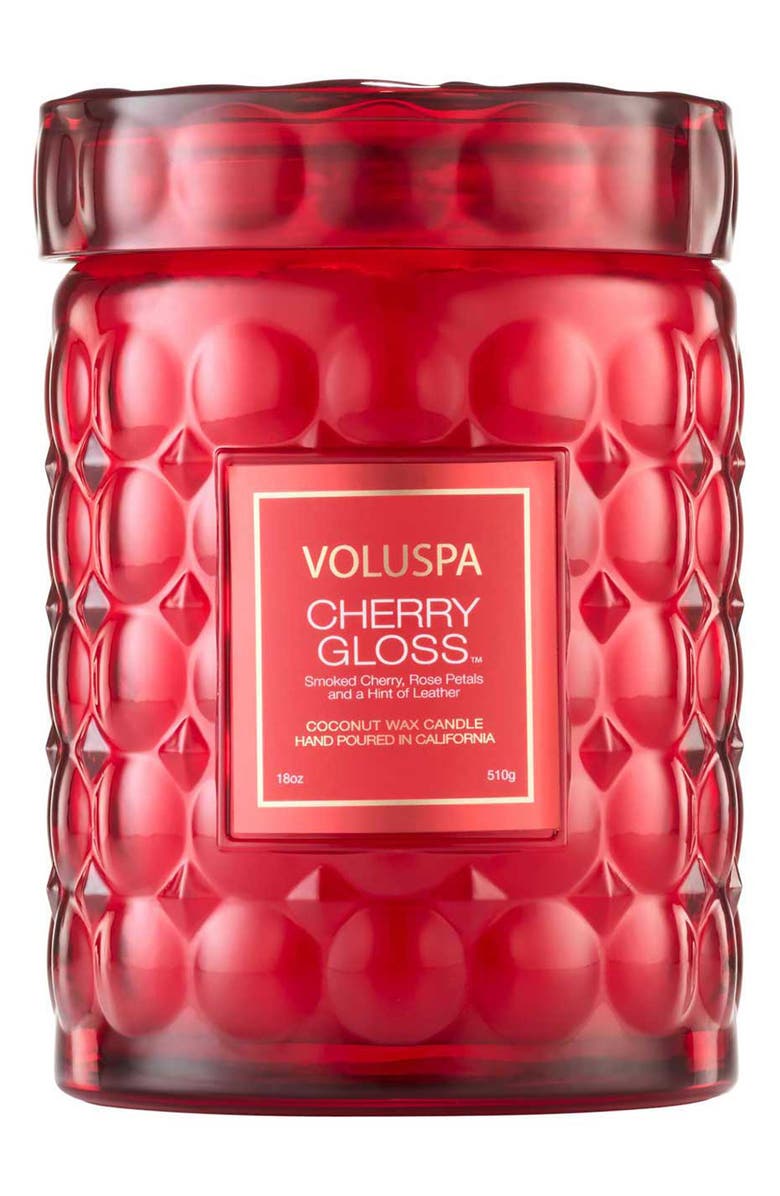 Voluspa Cherry Gloss Large Jar Candle, Alternate, color, Cherry Gloss