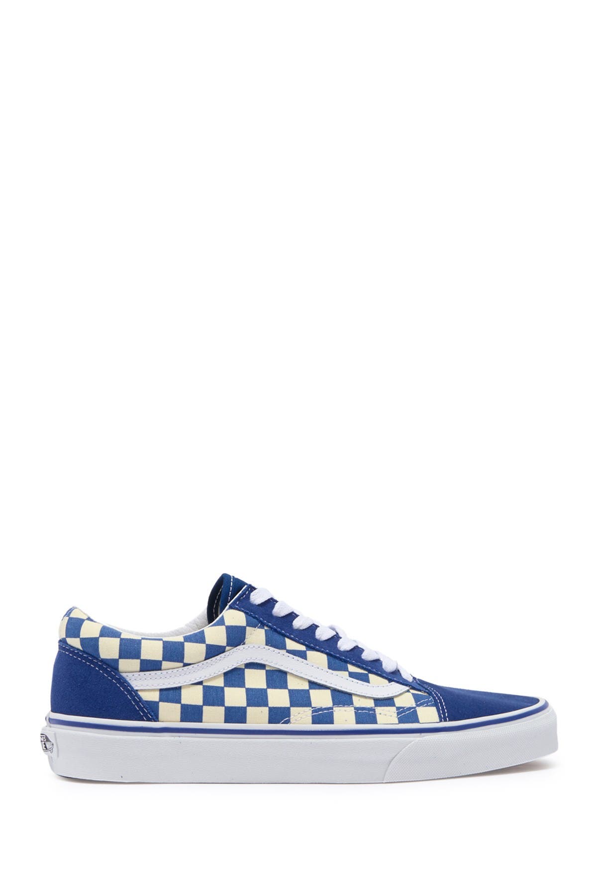 Vans Old Skool Primary Check Print Sneaker, Alternate, color, 