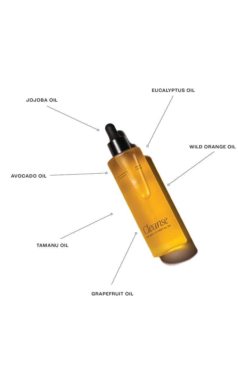The Daily Essential Co Cleanse // Facial Oil Cleanser, Alternate, color, 100Ml
